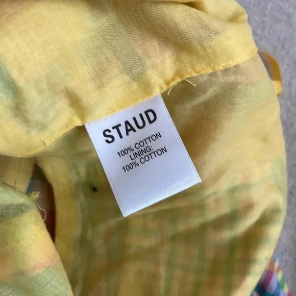 STAUD Multicolor Plaid Crop Top - Picture 8 of 8